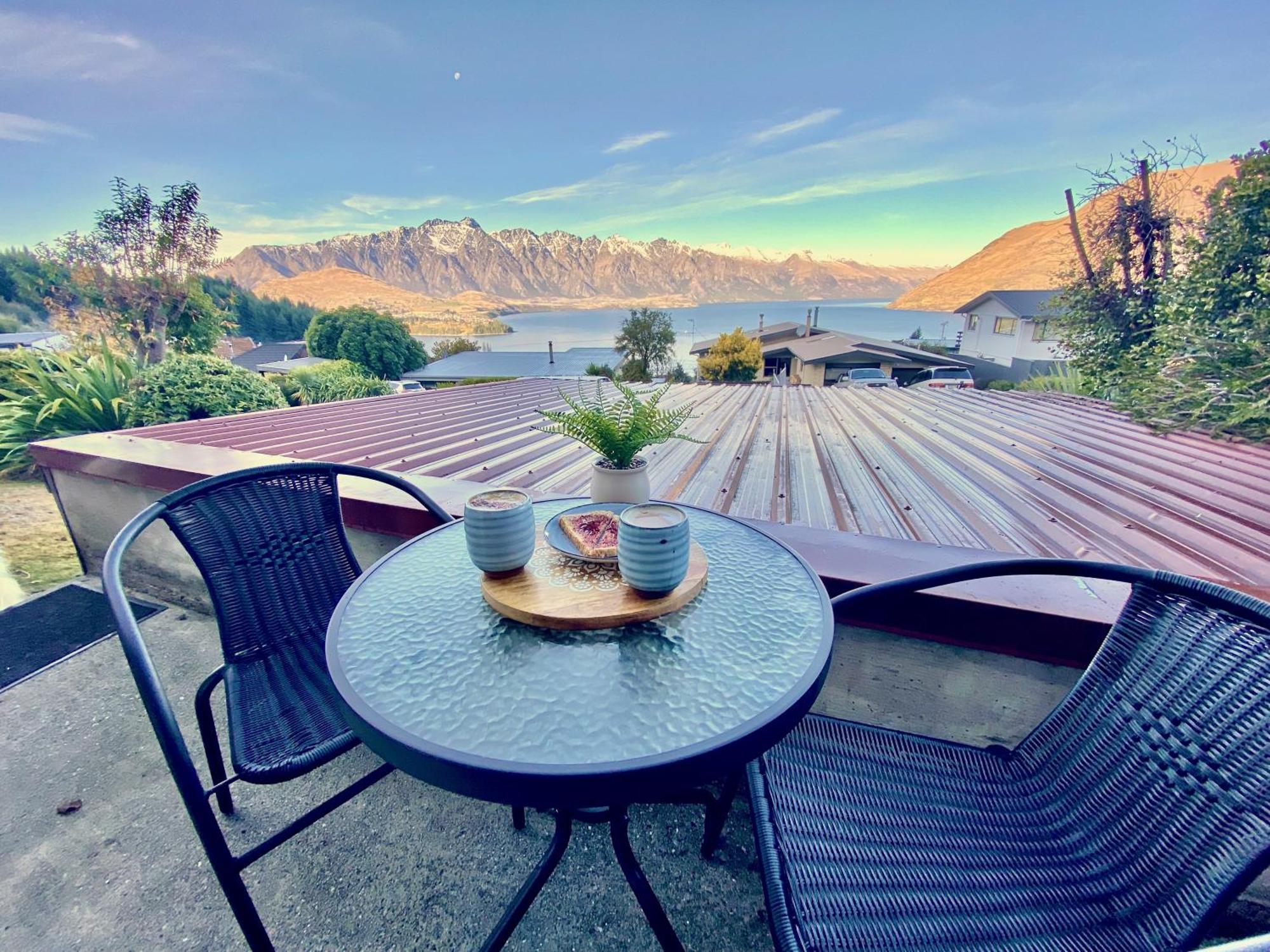 Comfortable Mountain View Studio Queenstown Exterior foto